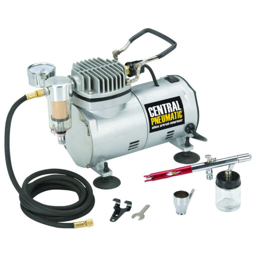 Central Pneumatic Airbrush Compressor Kit